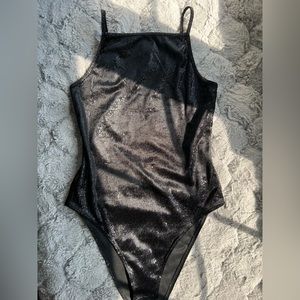 H&M Black Sparkly Bodysuit